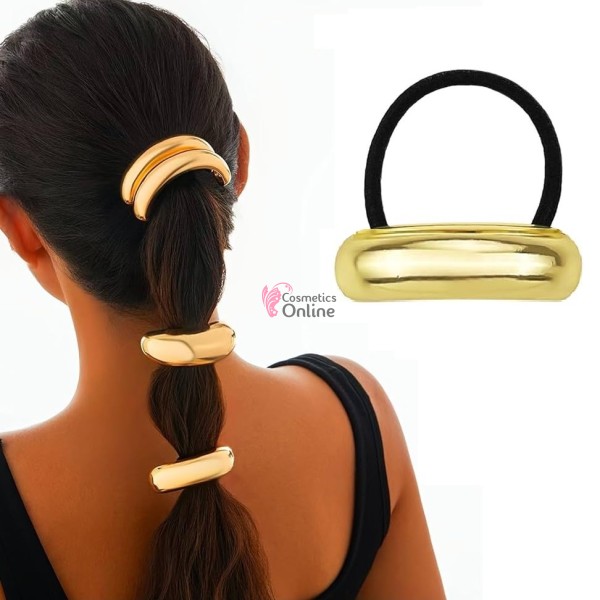 Inel pentru prins parul din metal model DMX01HH Auriu